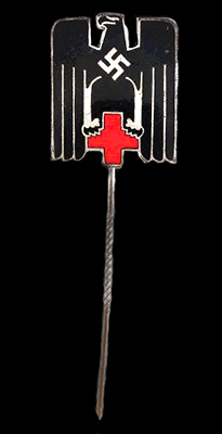 German Red Cross member's lapel pin